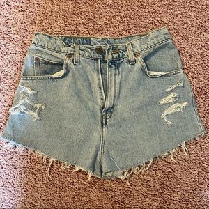 Levi High Waist Jean Short 954